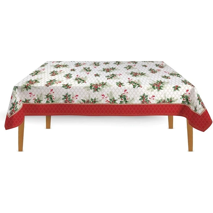 Tischdecke für 12 Personen, 145 x 250 cm, 100% Baumwolle