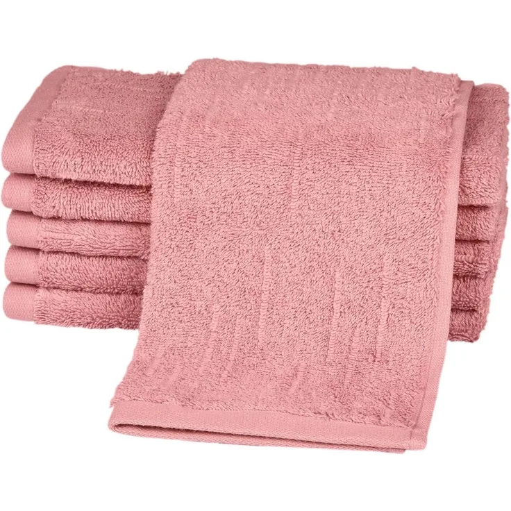 Ross Premium Uni Handtücher Boucle | Gästetuch 30x50 cm | altrosa
