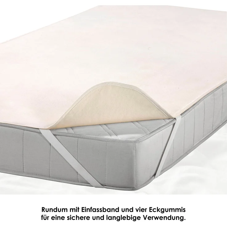 SETEX Molton Matratzenauflage Matratzenschutz Matratzenschoner Bettauflage 200cm x 200cm – Bild 2