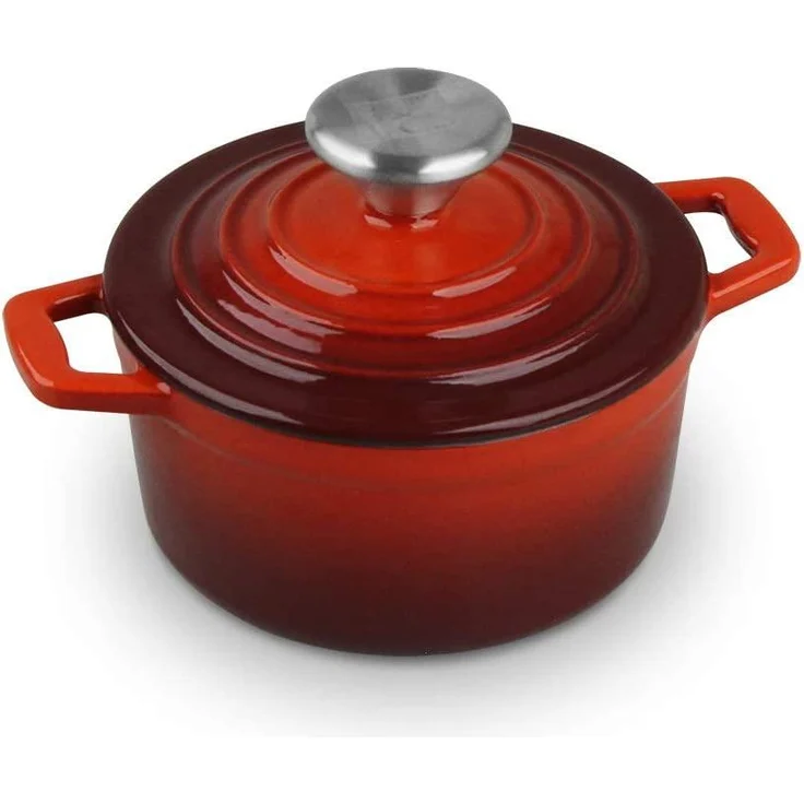 CS Koch-Systeme Topf-Set Xanten, Gusseisen (Set, 7-tlg, je 1 Fleischtopf Ø 16/26 cm, 1 Bratentopf Ø 24 cm, 1 Pfanne Ø 28 cm), Induktion – Bild 5