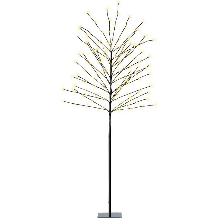 Spetebo LED Dekolicht Lichterbaum 180 cm für Außen und Innen - 160 LED, Timer, LED fest integriert, warm weiß, Strom betrieben mit Timer Funktion – Bild 1