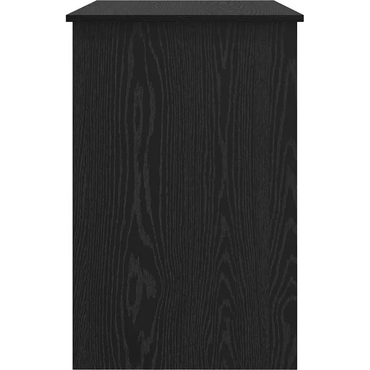 vidaXL Schreibtisch mit Speicher Schwarz Eichen-Optik 100 x 50 x 76 cm 875250 – Bild 6