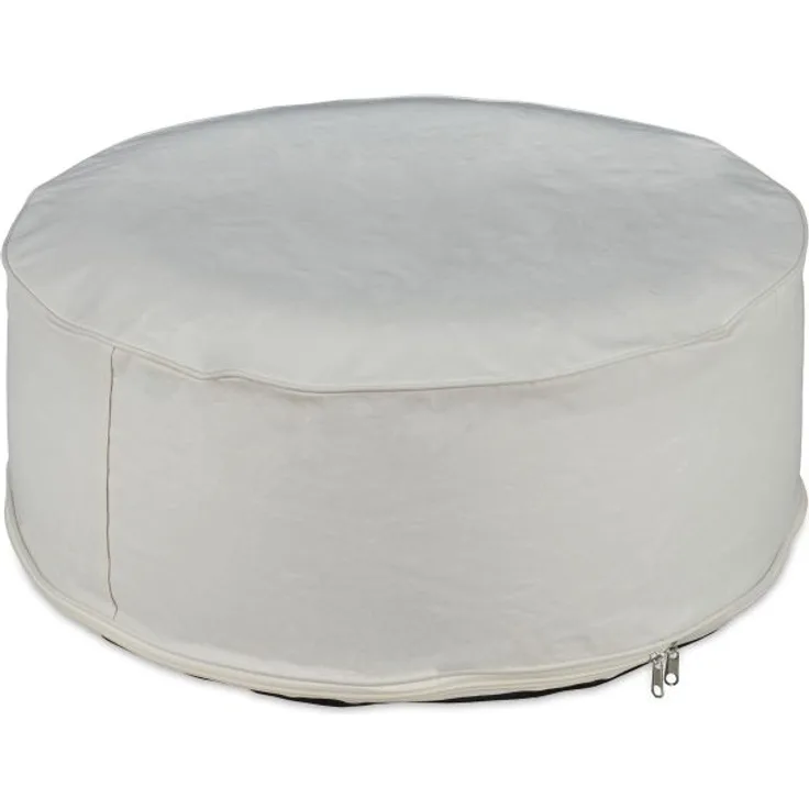 Aufblasbarer Hocker in Creme