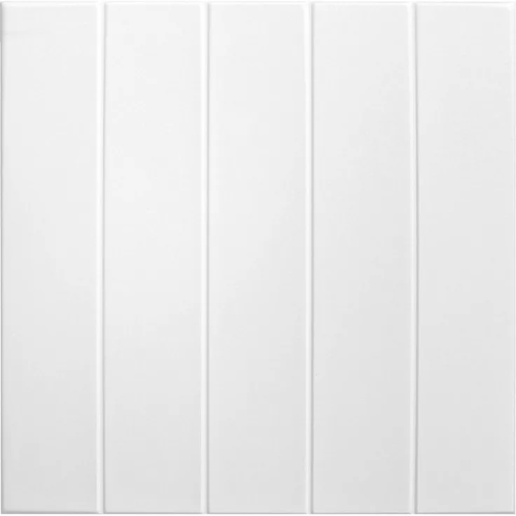 Hexim Wanddekoobjekt NR. 04 (Deckenplatten aus Styropor XPS - (30QM Sparpaket 50x50cm) weiße Styroporplatten leicht & formfest Schallschutz Paneele Deckenverkleidung)