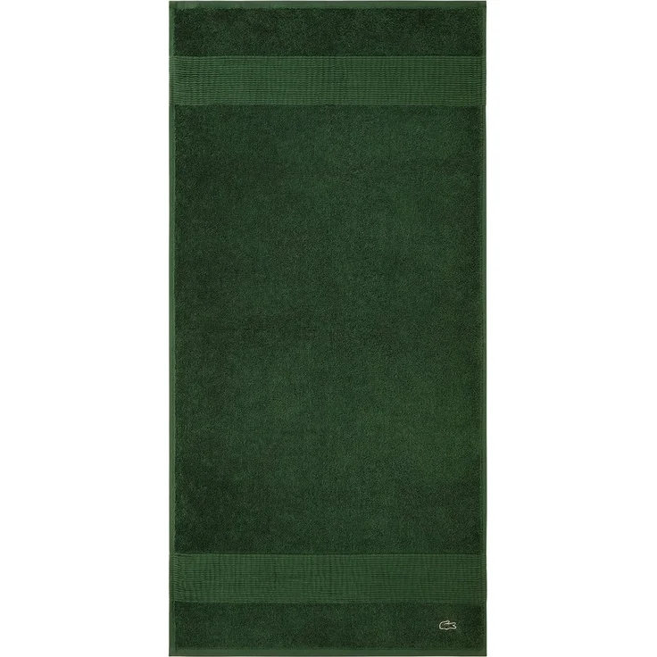 Lacoste Gästehandtücher L LE CROCO (2tlg), 100% Baumwolle (2-St), mit Label-Applikationen – Bild 1