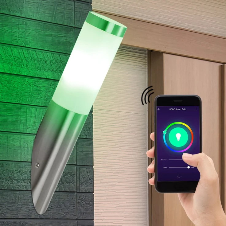 Smart Home RGB LED Wandleuchte, App und Sprachsteuerung – Bild 2