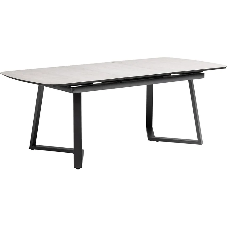 Kettler Gartentisch Ausziehtisch 160/210 x 95 cm Aluminium Keramikglas Anthrazit – Bild 1