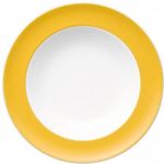Thomas Sunny Day Suppenteller, Pastateller, Teller, Porzellan, Yellow / Gelb, Spülmaschinenfest, 23 cm, 10323