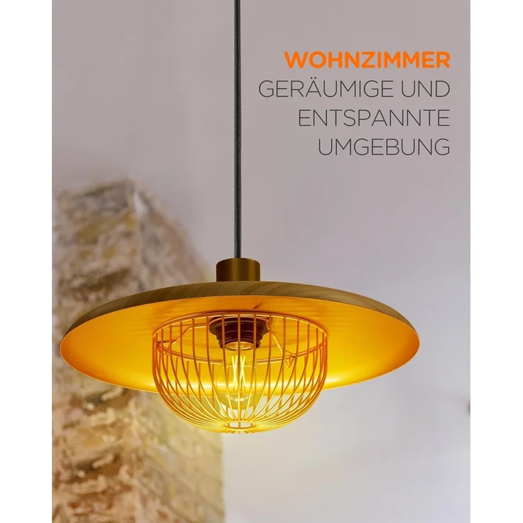 Tomons Pendelleuchte Hängeleuchte Skandinavisch Deckenlampe, Höhenverstellbar, ohne Leuchtmittel – Bild 4