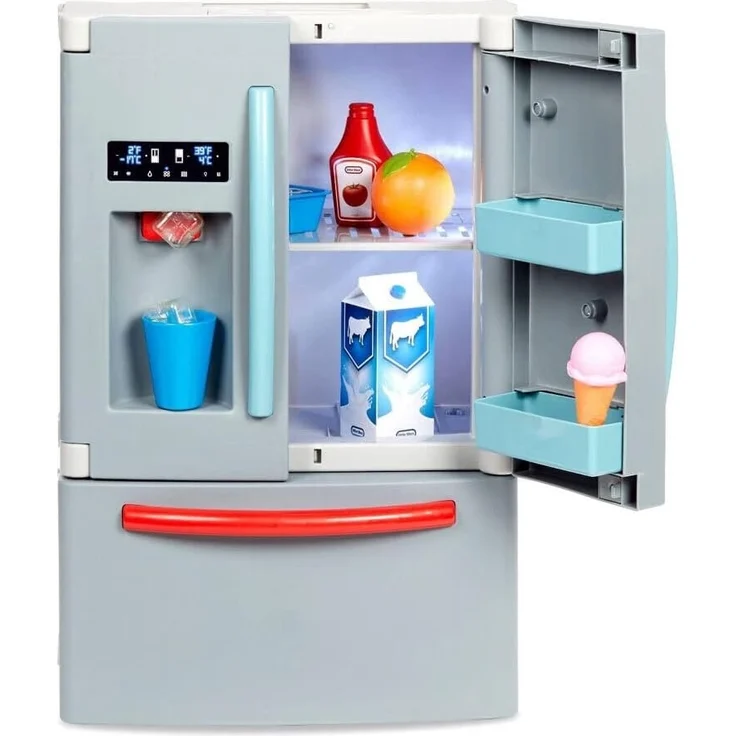 little tikes 651427E7C First Fridge - Interaktiver & Realistischer Kühlschrank - Mit Licht & Geräuschen - Schein-Spielgerät für Kinder – Bild 1