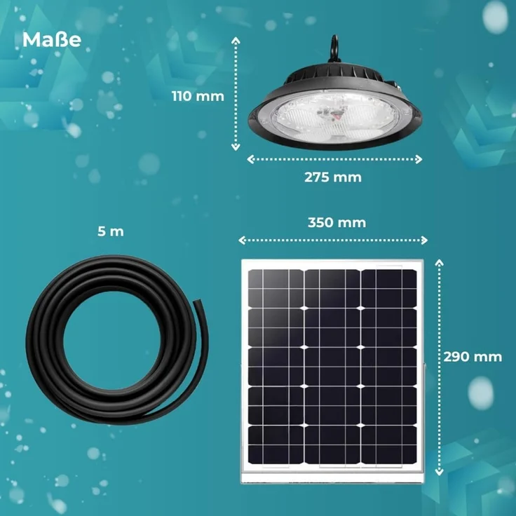 LUXULA Solar LED-Hängeleuchten-CCT, 100 W, 1200 lm – Bild 7