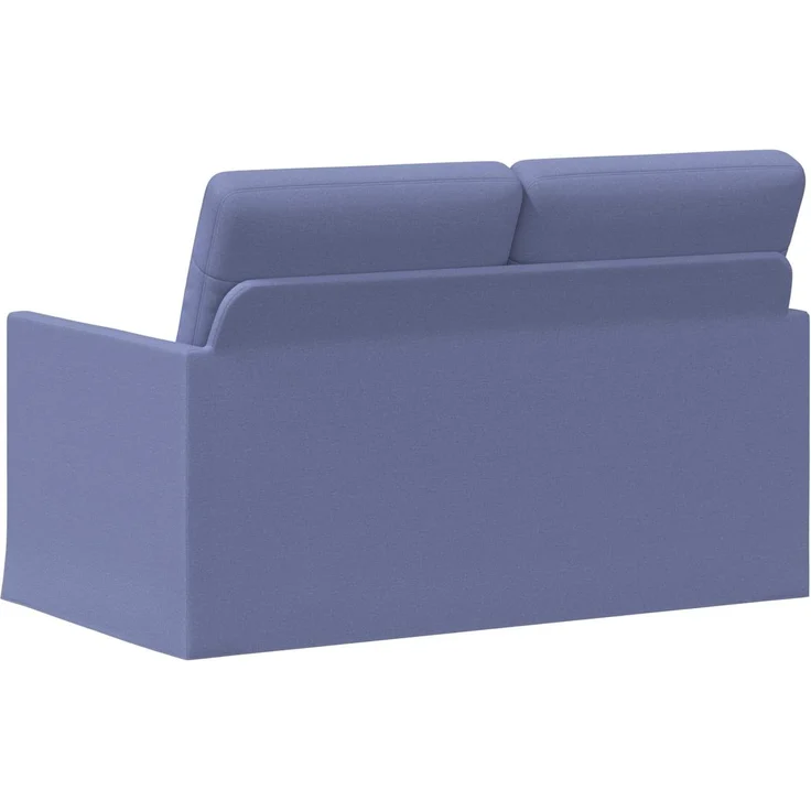 vidaXL 2-Sitzer Sofa Jeans blau 130 x 81 x 82 cm Stoff 42041052 – Bild 4