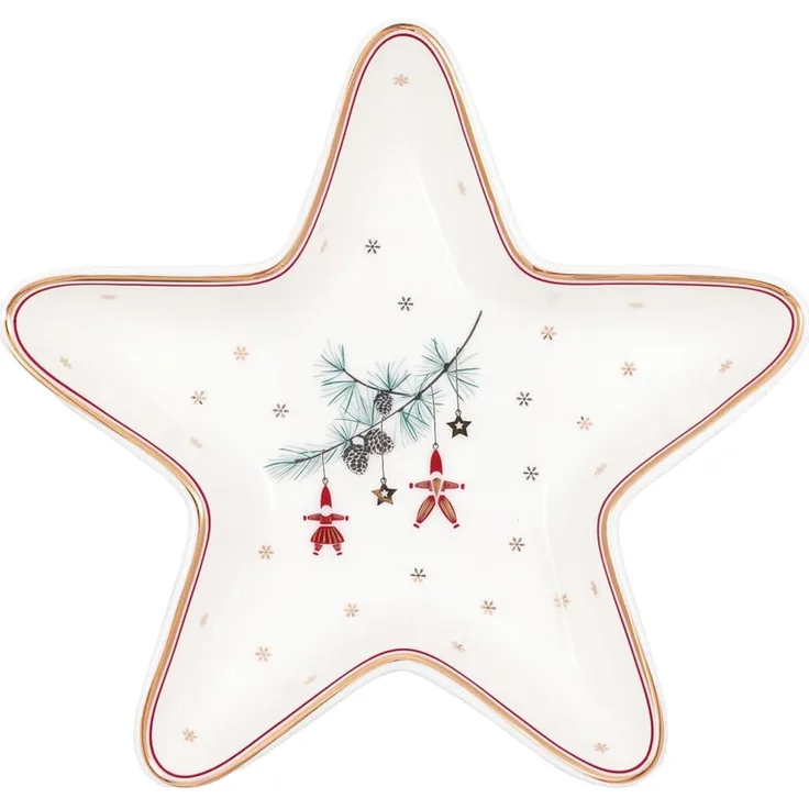 Greengate Sternteller 15,5 cm Juana white