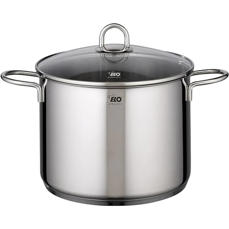 Elo Topf-Set Rubin, Edelstahl 18/10 (Set, 9-tlg, Bratentopf 20cm, Fleischtopf 16/20cm, Kasserolle 16cm, Gemüsetopf24 cm), Induktion – Bild 6