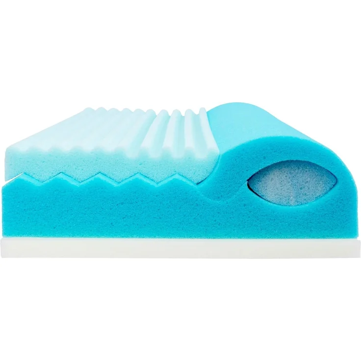 Traumschloss Nackenstützkissen Klima Control, Füllung: Klima-Hybridschaum, Bezug: Polyester (73% Polyester 27% Coolmax Polyester), Soft-Touch Feeling & 3D Klimaband zur besseren Belüftung – Bild 5
