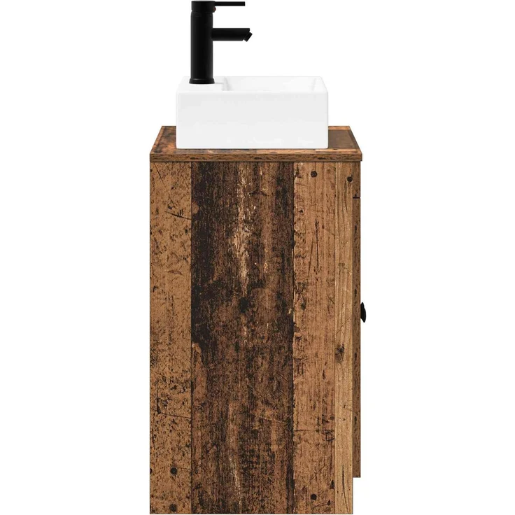 vidaXL Waschbeckenschrank Altholz 54 x 41 x 99,5 cm Holzwerkstoff 3404256 – Bild 6