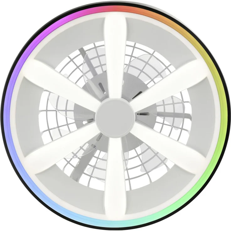 Brilliant LED Deckenleuchte mit Ventilator Gaiano Ø 48 cm 48 W schwarz – Bild 4