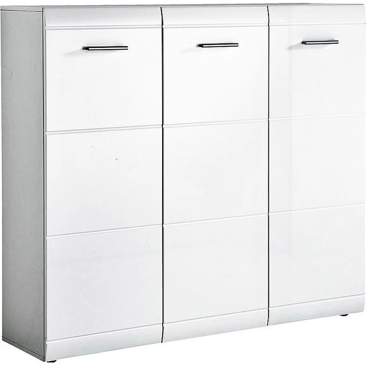 Lomadox Garderoben-Set DANARO-01, (Spar-Set, 6-St), Garderoben Set Hochglanz weiß (5-teilig), BxHxT ca. 329x200x37cm – Bild 2