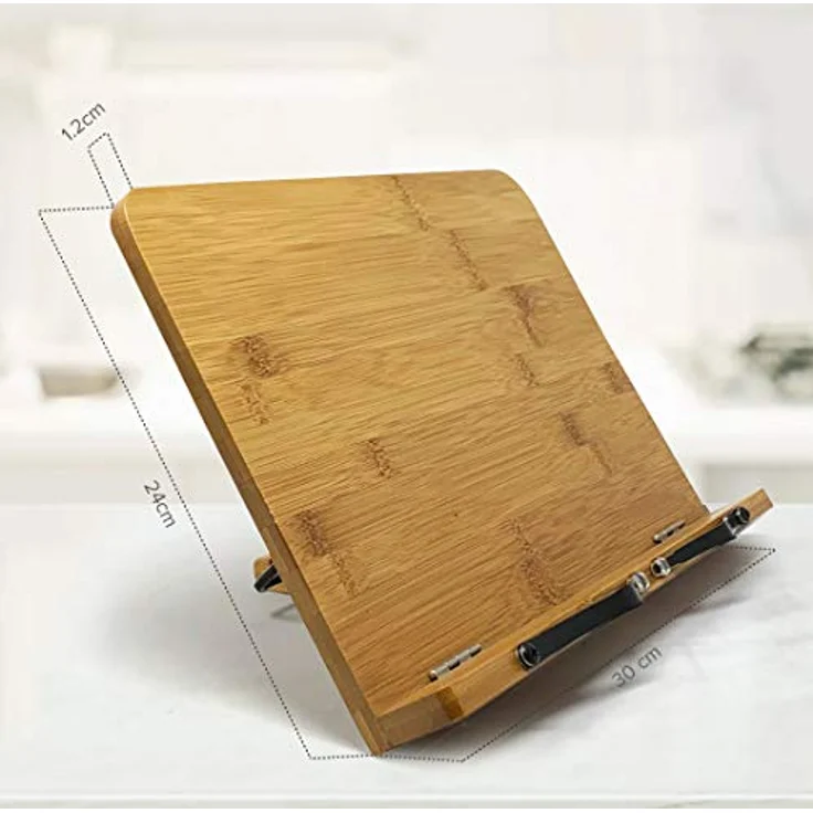 JOEJI’S KITCHEN BUCHSTÄNDER Holz Braun (H 33 x T 3.9 x B 23.9 cm) – Bild 3
