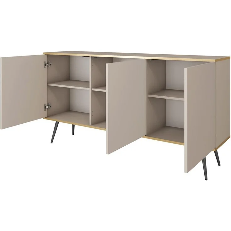Compleo Kommode mit 3 Türen MONO, Luxus Möbel, Modern Wohnzimmer – Bild 2