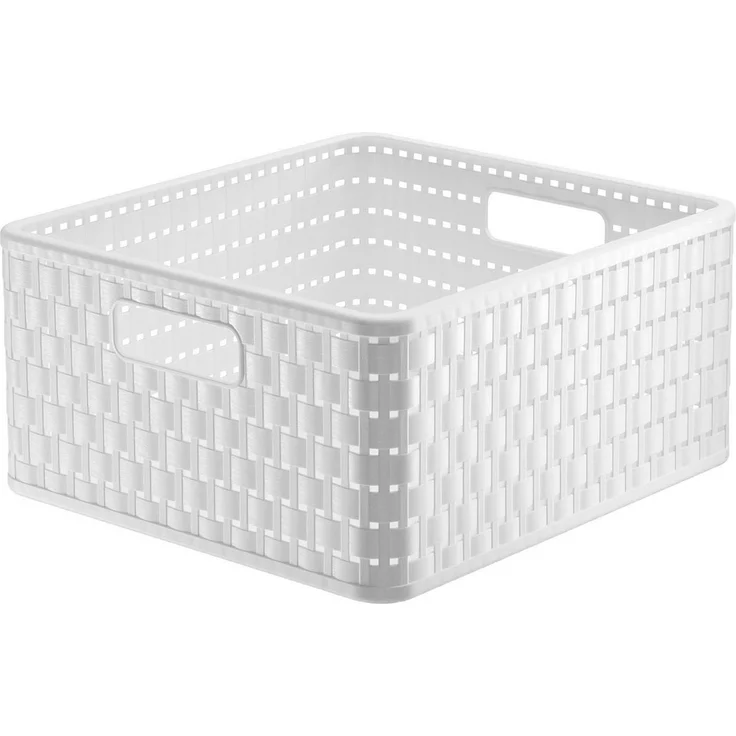 ROTHO Allzweckkorb Korb COUNTRY, Weiß, B 32,8 cm – Bild 1