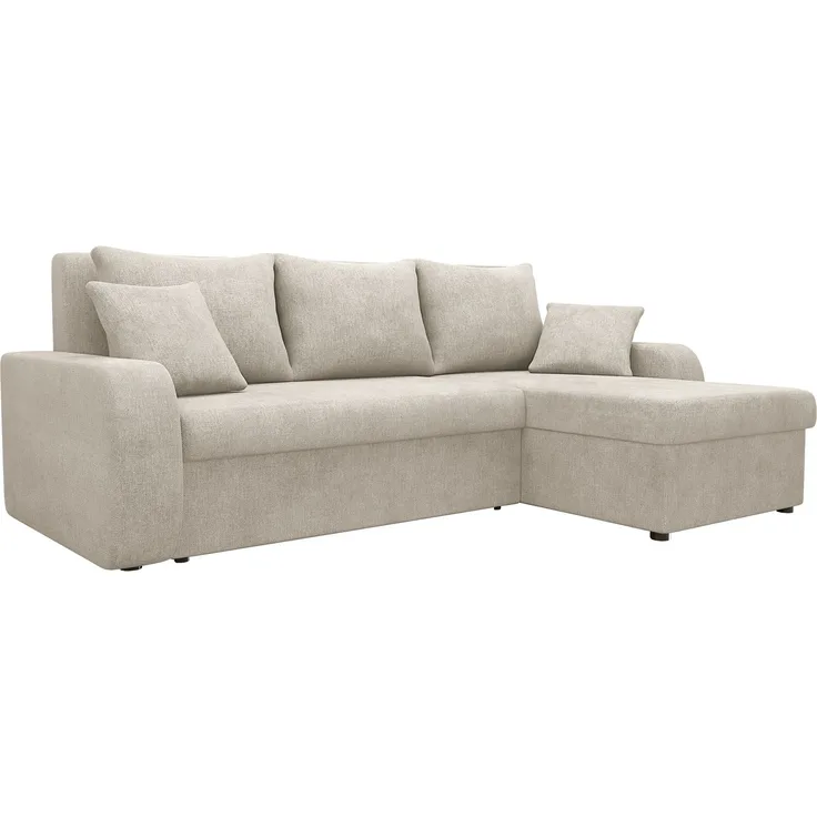 Mirjan24 Ecksofa Kristofer Lux (Farbe: Spirit Sand), 80 x 147 x 238 cm