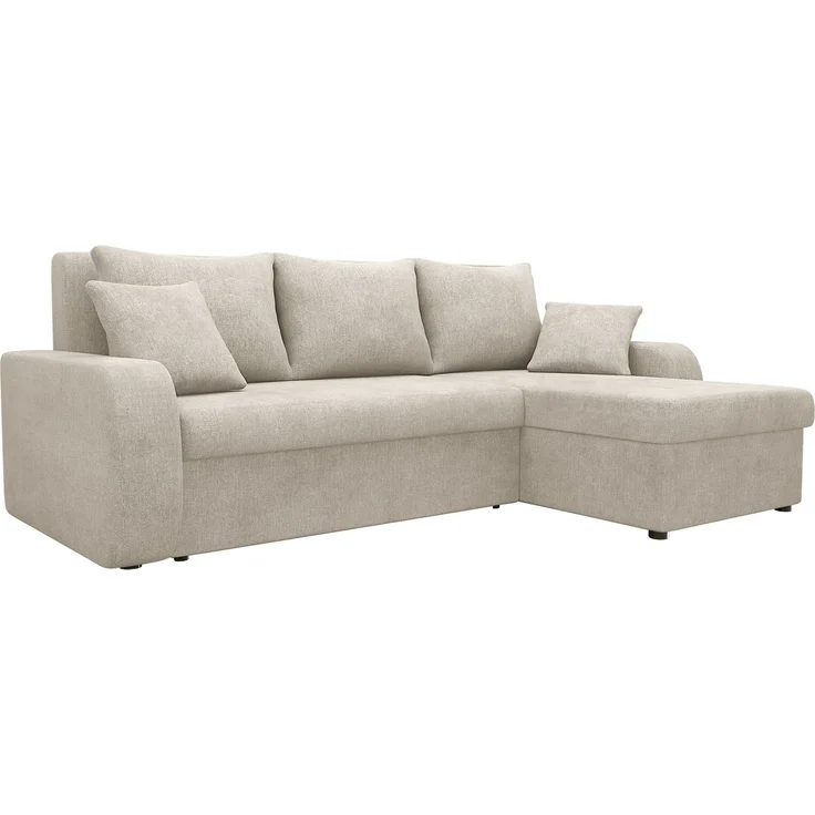 Mirjan24 Ecksofa Kristofer Lux (Farbe: Spirit Sand), 80 x 147 x 238 cm – Bild 1