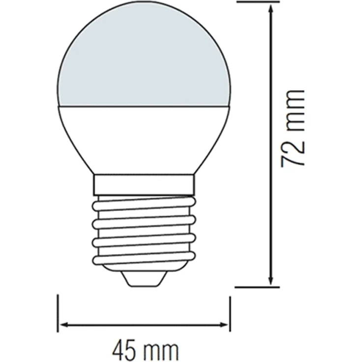 5x 4W E27 Mini LED Filament Leuchtmittel Birne Leuchte 430 Lumen klar Glas – Bild 2