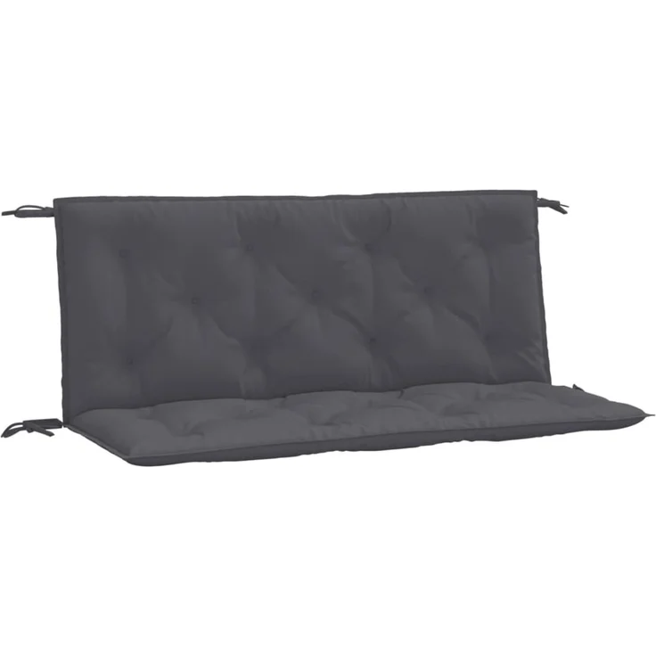 vidaXL Gartenbank-Auflagen 2 Stk. Anthrazit 120x50x7 cm Oxford-Gewebe 361678 – Bild 1