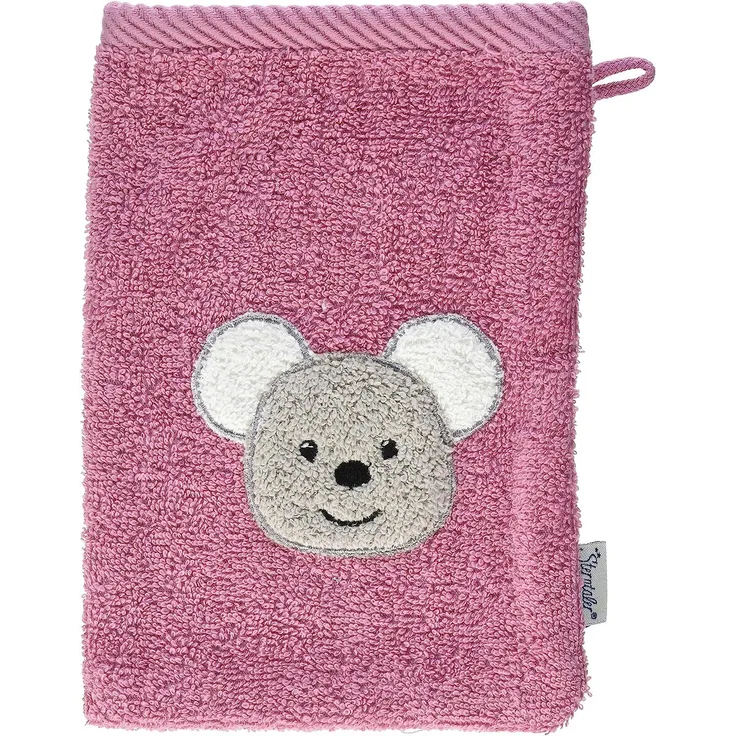 Sterntaler Waschhandschuh Maus Mabel, Größe: 21x15 cm, Rosa