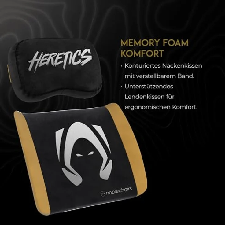 Noblechairs Viscoelastic Cushion Set - Ketzer Edition – Bild 3