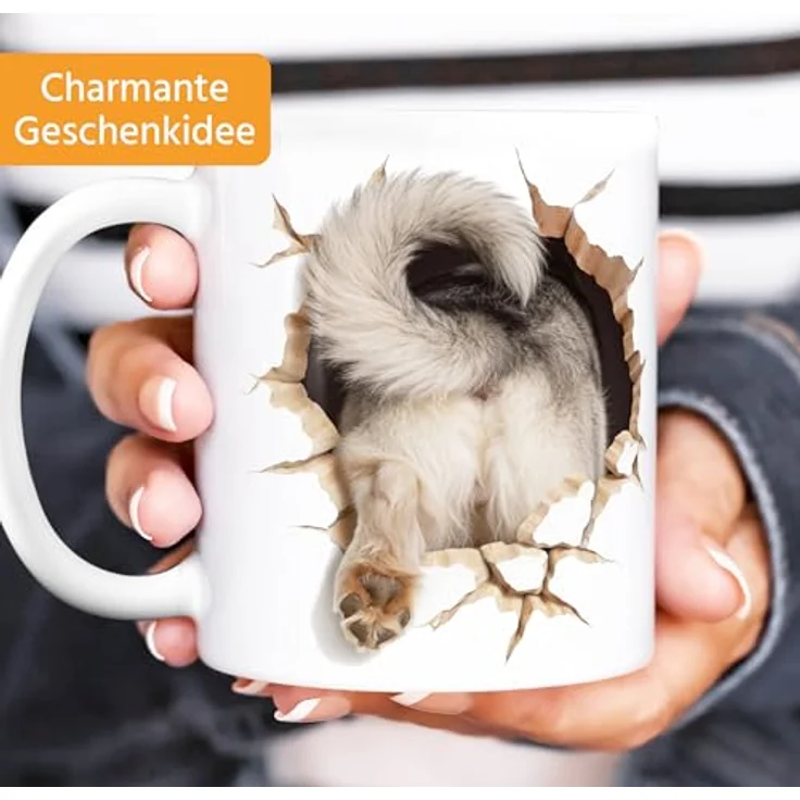MoonWorks Tasse Tasse für Husky-Halter Geschenk Hundebesitzer Tierfreunde, Keramik – Bild 2