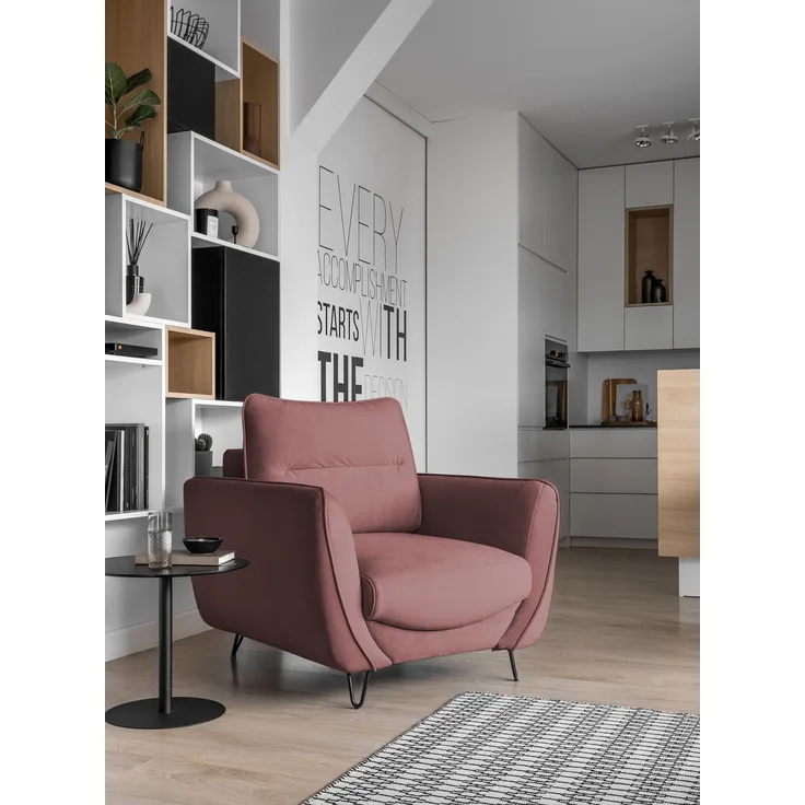 Silva 1F, Sessel, Stuhl, Rosa