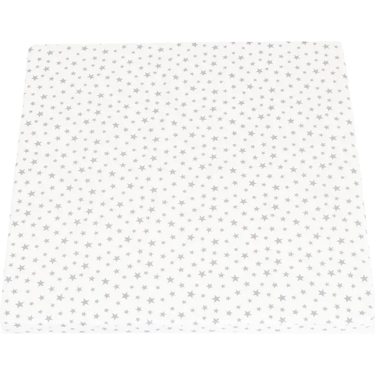 Moni Laufgittermatratze Comfort 88 x 88 x 5 cm, Babybettmatratze, Bezug waschbar weiß