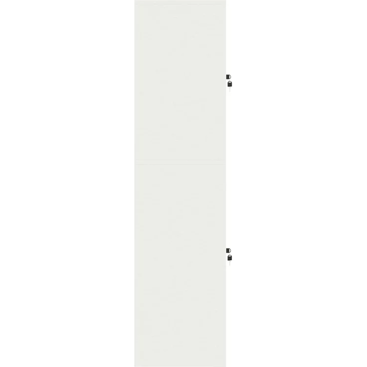 vidaXL Aufbewahrungsschrank 2 stk. Weiß 60 x 40 x 160 cm Stahl 3438752 – Bild 9