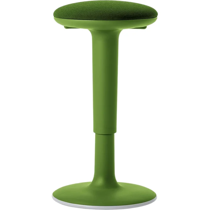 Bisley Stehhilfe Tuc Tuc ergonomisch & höhenverstellbar, Sitz- und Stehhocker in grün mit Tellerfuß - Ergonomischer Hocker, Stehstuhl, Bürohocker Arbeitshocker, Sitzhocker, TUC-PXN006
