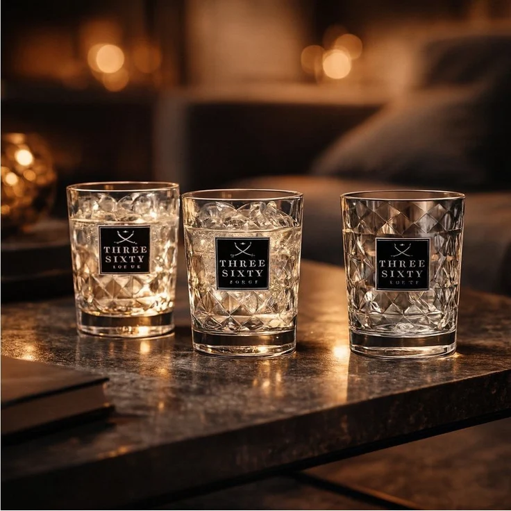 Three Sixty Tumbler Gläser Set – 6x Trinkgläser 0,2 l | Zeitloses Design für Bar & Alltag – Bild 2