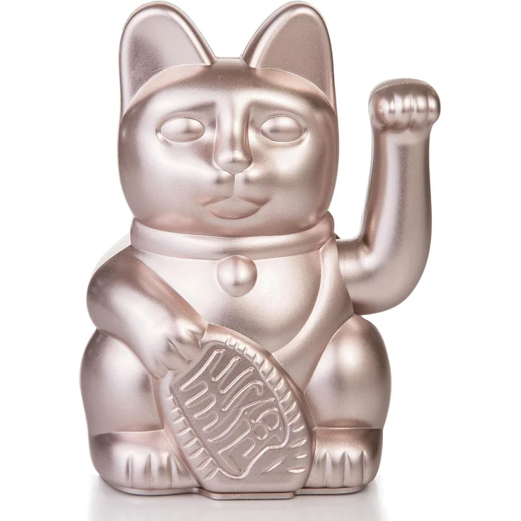 Donkey Winkekatze Lucky Cat Metallic Rosa – Bild 1