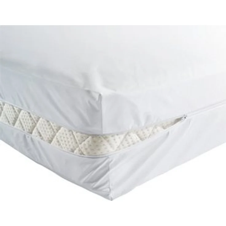 Erwin Müller Spannbettlaken Matratzen-Rundum-Bezug "Dessau" wasserdicht/kochfest, (1 Stück), Jersey Uni – Bild 4