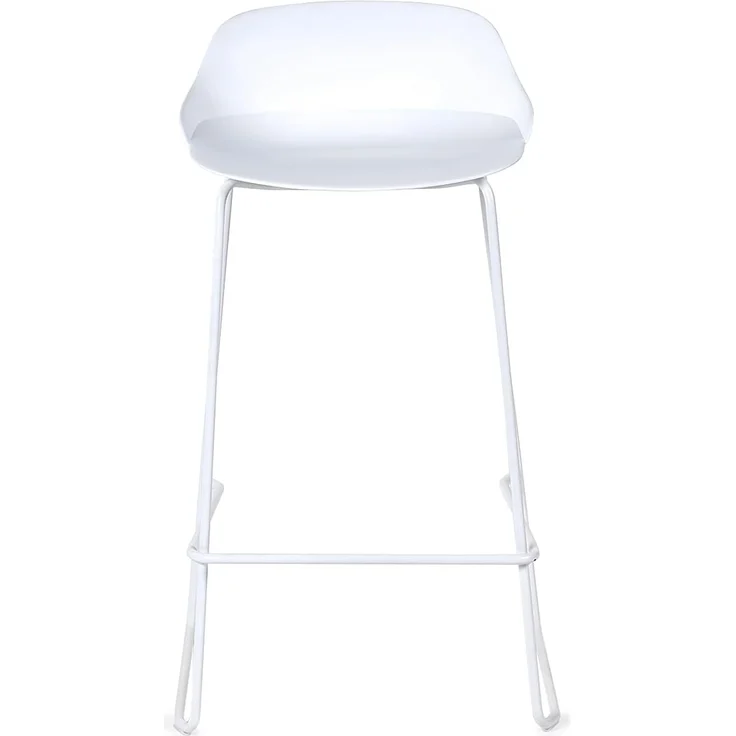 Julian Bowen 2er-Set Rocco-Hocker, Weiß, Polypropylen, 83 x 48 x 49 cm – Bild 6