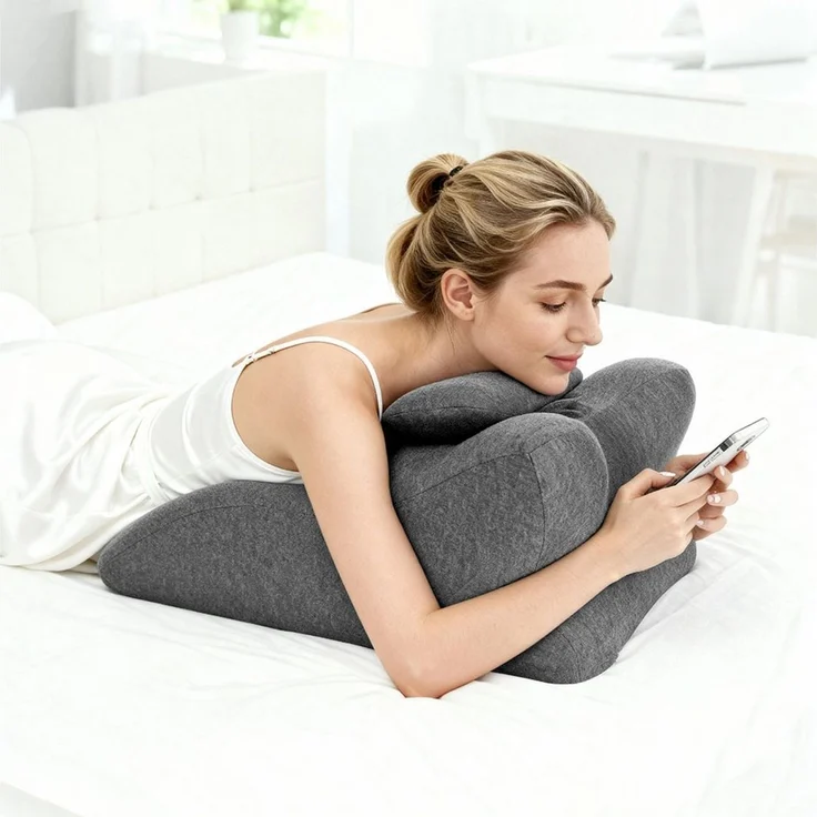 Luckice Kopfkissen Sexkissen für Paare – Liebeskissen 27° Intimkissen, Füllung: Memory-Schaum, Seitenschläfer, Bauchschläfer, Rückenschläfer, Set, Ergonomisches Keilkissen aus Memory-Schaum – Bild 2