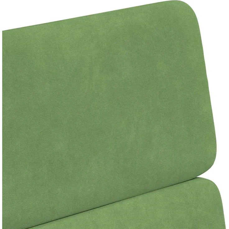 vidaXL Esszimmerstühle mit Rollen 2 pcs Hellgrün 58 x 65 x 98 cm Samt 42017878 – Bild 7