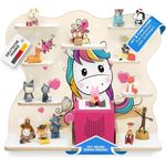 stadtecken Design 'Pony' Tonie-Regal, Holz mehrfarbig, 58x53 cm