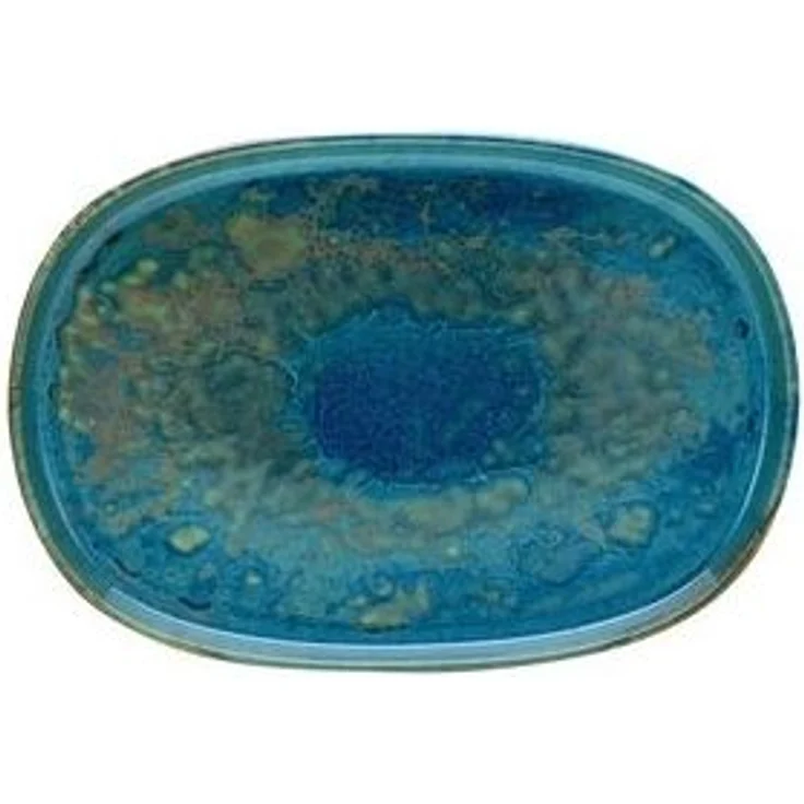 CreaTable Servierplatte Servierplatte YUKI, Blau, B 33 cm, Steinzeug – Bild 4