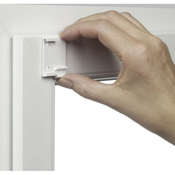 Gardinia Easyfix Rollo Uni, Reinweiß, 150x120 cm – Bild 6