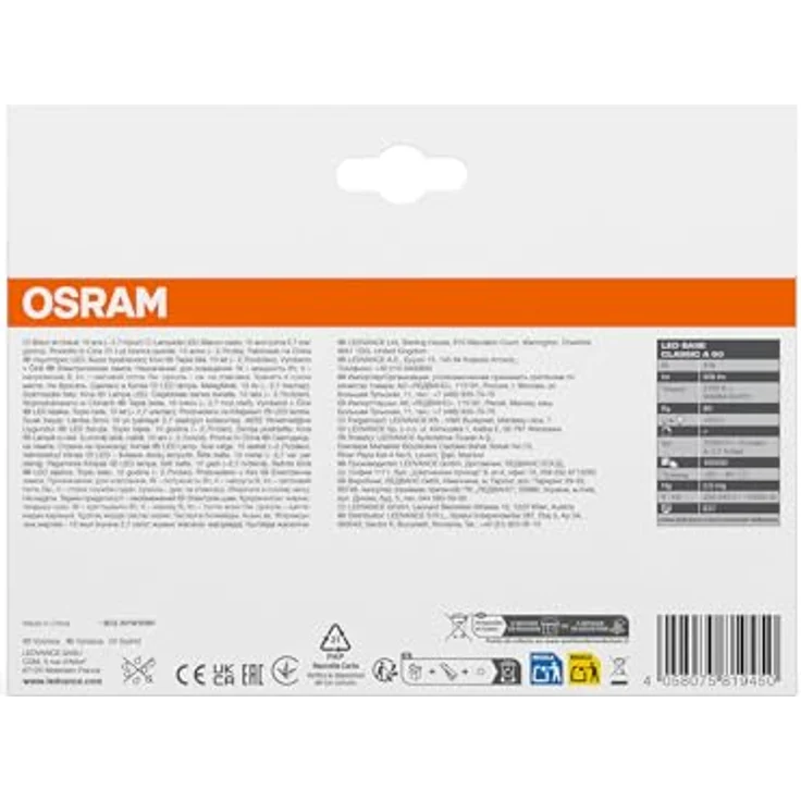 OSRAM LED-Lampe E27 Retro 8W matt, Multipack 4er, 2.700K, Ersatz für 60W Glühlampe – Bild 7