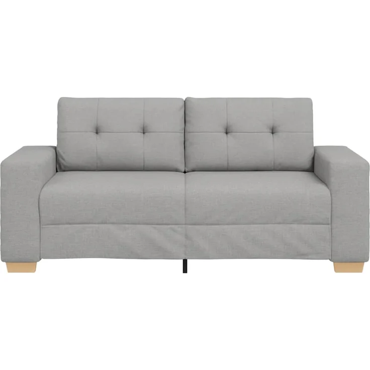 vidaXL Loveseat-Sofa Wolkengrau 180x77x82 cm Stoff 4105086 – Bild 4