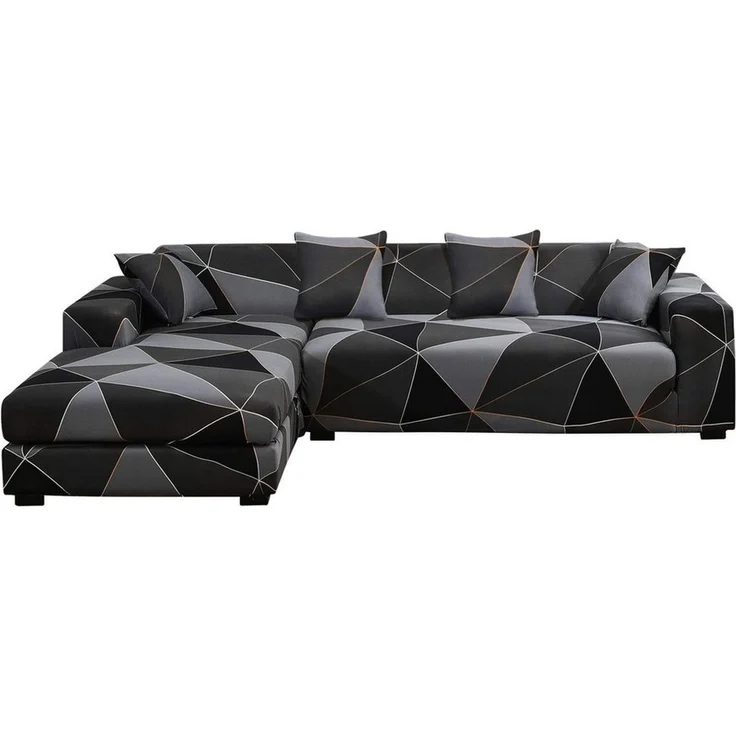 Coonoor Sofabezug Stretch Sofa Überzug Universal Couchbezug Für 2/3 Sitzer – Bild 1