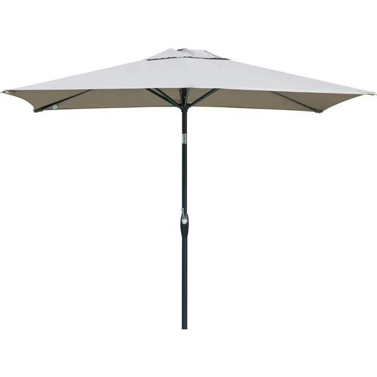 Primaster Balkonschirm Florenz 140 x 210 cm Taupe Sonnenschirm Gartenschirm