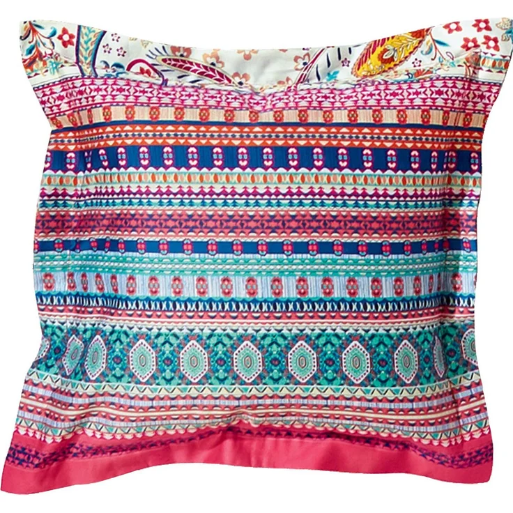 Bassetti Kissenbezug Kuschelkissenbezug "Burano", (1 Stück), Paisley – Bild 3